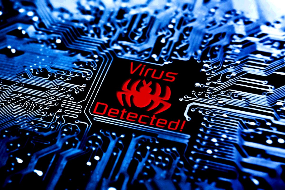 Virus Detected warning